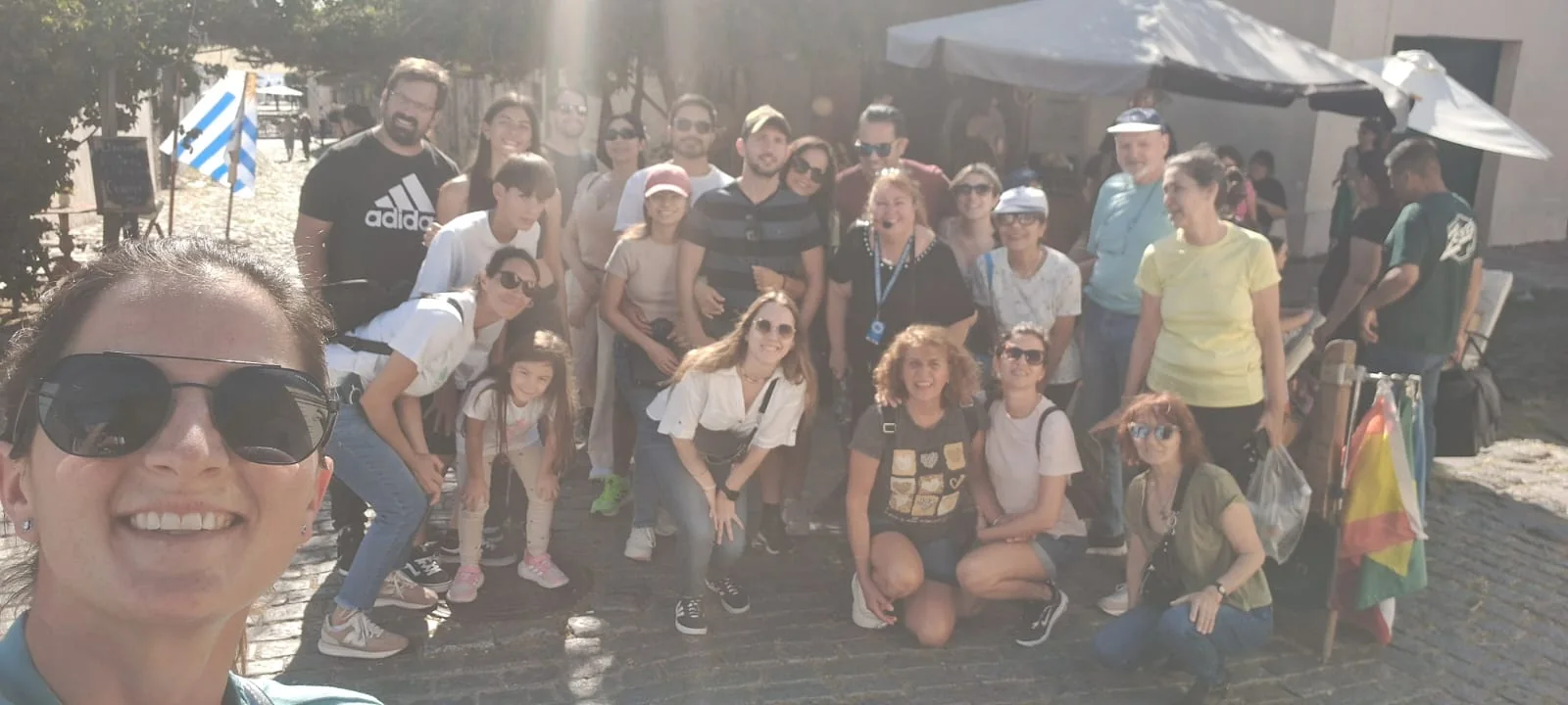 Familias y visitantes