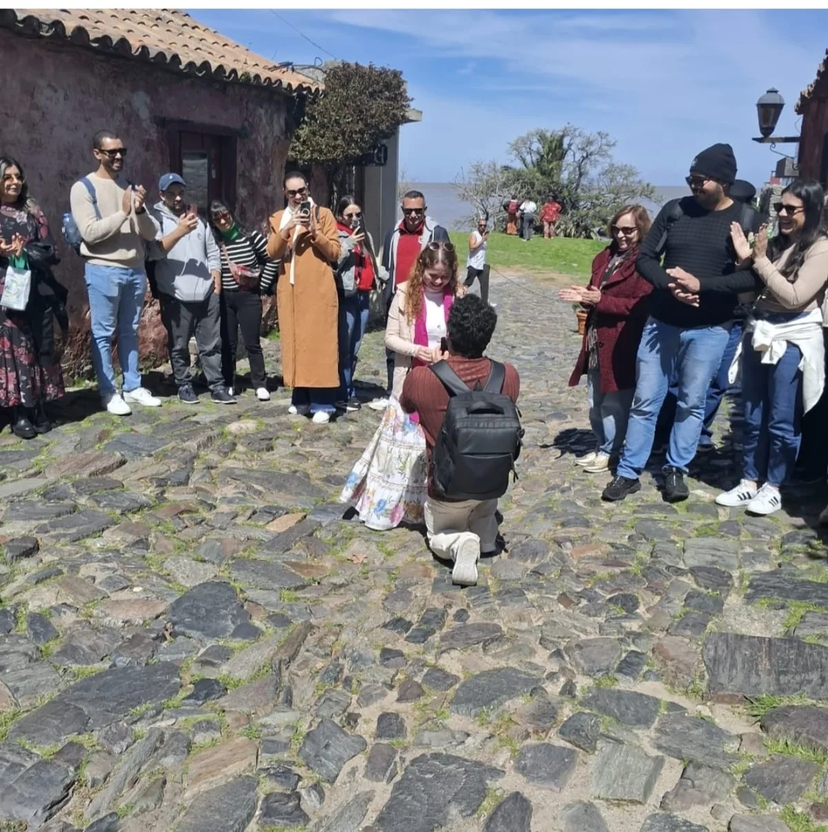 Momento especial durante una visita