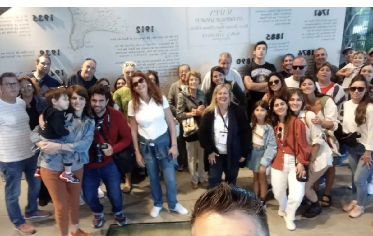 Visitantes en museo